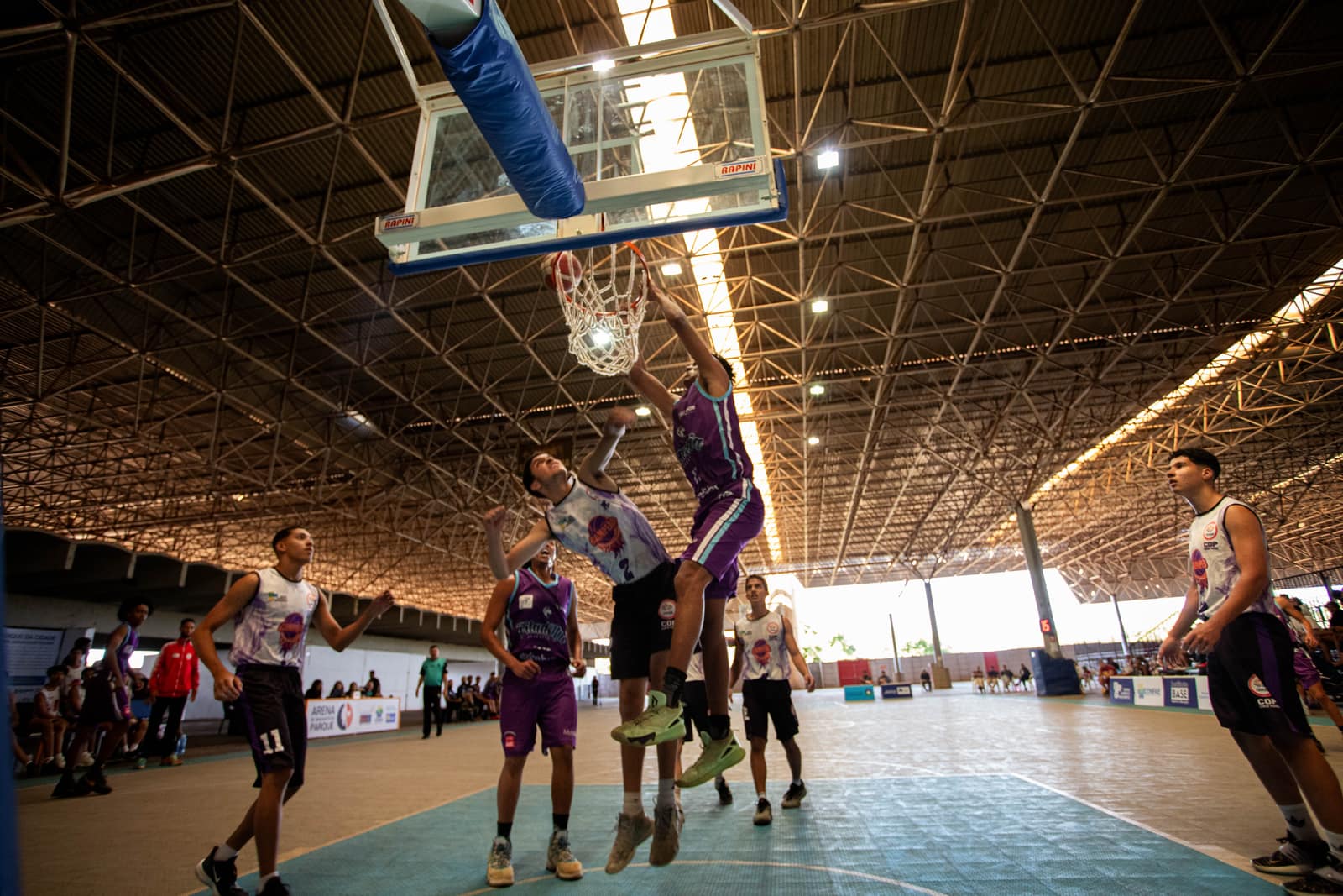 Equipe e atletas da Filadélfia Basquete